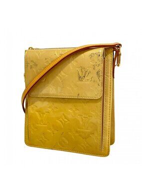 Louis Vuitton Shoulder Bag Vernis Mott Beige
